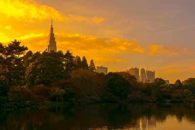 NTT Docomo Yoyogi Building and Shinjuku Skyscraper (Yoshikazu TAKADA)  [flickr.com]  CC BY 
Informations sur les licences disponibles sous 'Preuve des sources d'images'