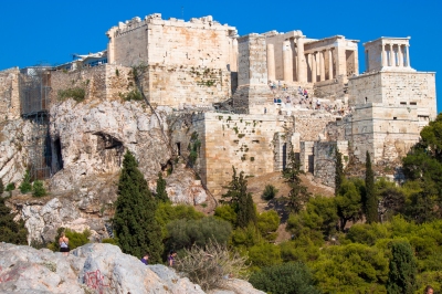 View of the Acropolis from Areopagus, Athens (Andy Hay)  [flickr.com]  CC BY 
Informations sur les licences disponibles sous 'Preuve des sources d'images'